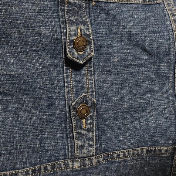 Maurice's lined denim Jean coat size m - Picture 4 of 5